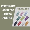 Demearly Pacifier Clip 3/4" Bib Clips Girls Baby for Pacifier