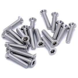 M6 (6mm x 25mm) TX Socket Countersunk Machine Screw (Bolt) - Stainless Steel (A2) (Pack of 20)