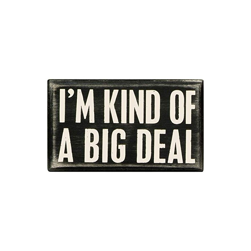 Primitives by Kathy 18900 Classic Box Sign, 5 x 3-Inches,