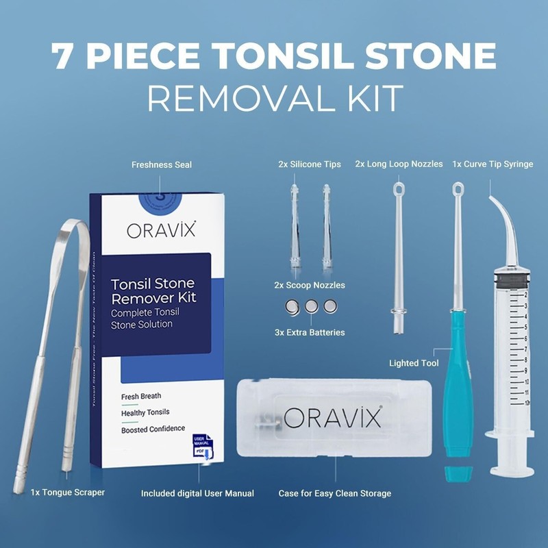 ORAVIX Tonsil Stone Remover | Tonsil Stone Removal Kit |