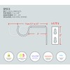 Ivilon Short Projection Brackets for Curtain Rods - for 1
