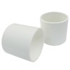 Seimneire PVC Pipe Coupling Adapter Pipe Fitting Connector, 2" White