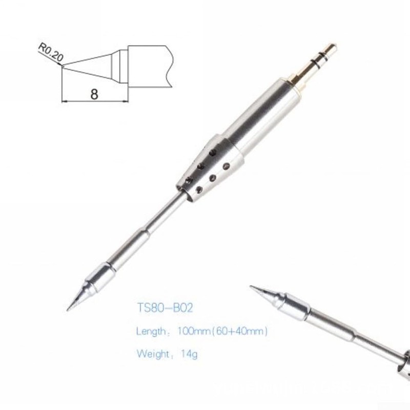TS80P B02 BC02 D25 K4 J02 Soldering Iron Tip Replacement