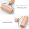 1 Rolling Pin with Two Ends, 1 Dough Cutter, Wooden