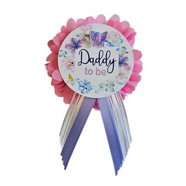 Butterfly Theme Baby Shower or Pregnancy Announcement Party Favors, Baby Shower Decorations, Baby Shower Invitations, Baby Shower Invites, Baby Shower Gifts (daddy pin)