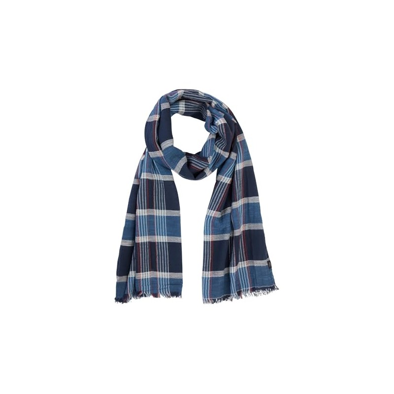 camel active Men's Scarf, darkblue, Unit size