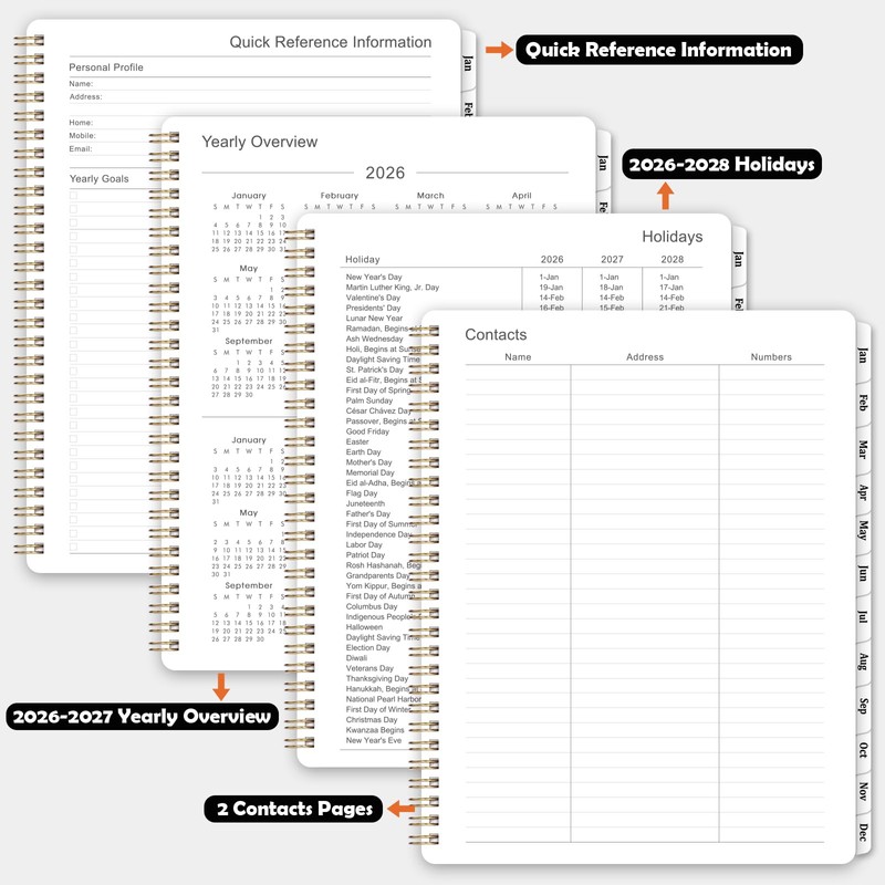 Planner 2026 – Jan. 2026 - Dec. 2026, 2026 Planner
