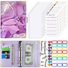 Ink A6 Ring Binder Budget Book Colour Image Printing Notebook