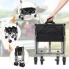 efunmodern Heavy Duty Folding Wagon Cart 220lb Utility Wagon for