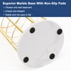 NearMoon Toilet Paper Organizer Stand, Free Standing 3 Rolls Tissue