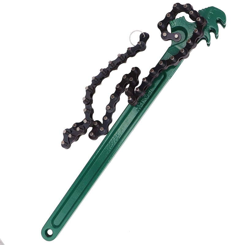 Ratcheting Chain Wrench, 16 inches Automotive Oil Fuel Filter Chain