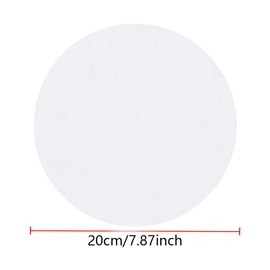 XHNFCU Pack of 150 8 inches (20 cm) round parchment paper, non-stick baking paper, for burger press, cakes, baking, air fryers (8 inches)