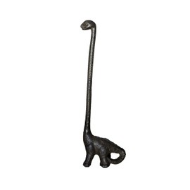 Dinosaur Cast Iron Paper Towel Holder - Sturdy and Functional - Cute Dinosaur Bathroom Decor - Dino Antique Rustic Décor Home Stand - Toilet Paper Stand by Sheff Store