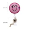 Egg Sperm Fertility OBGYN Labor and Delivery Retractable Badge Holder