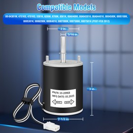 1020968 RV Vent Fan Replacement Motor – 12V D-Shaft RV Roof Vent Fan Motor, Model 10-20968 – Quiet, Energy Efficient, Long-Lasting, Easy to Install, High Airflow for RVs and Trailers