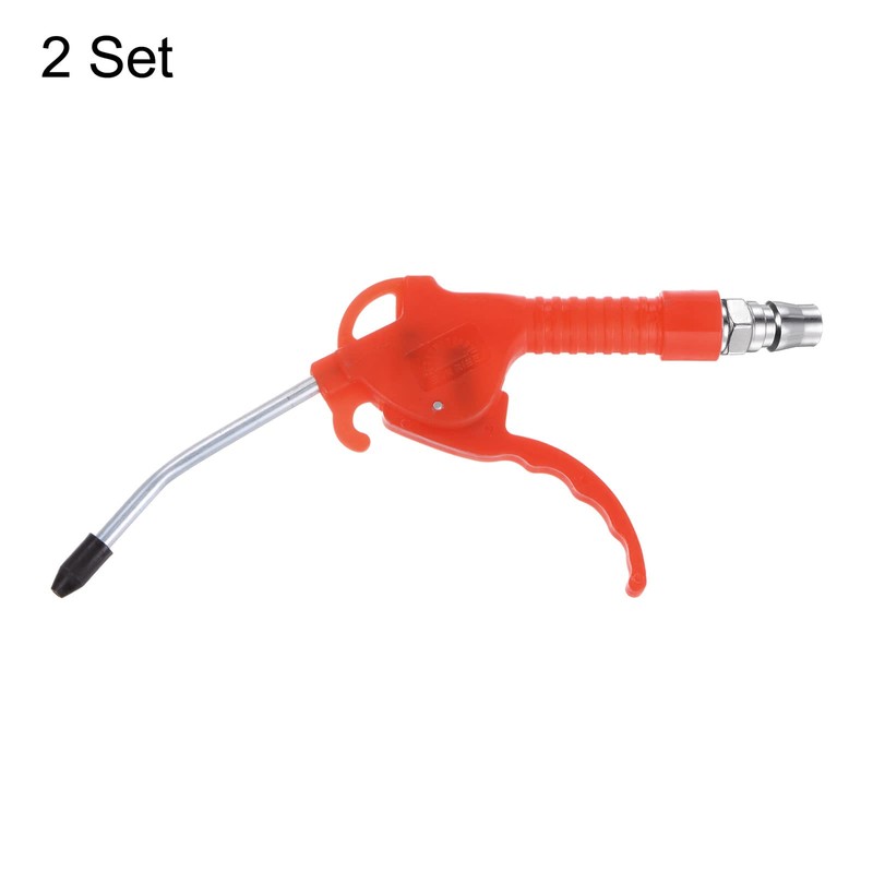 sourcing map 2pcs Air Blow Gun Stainless Steel High Pressure