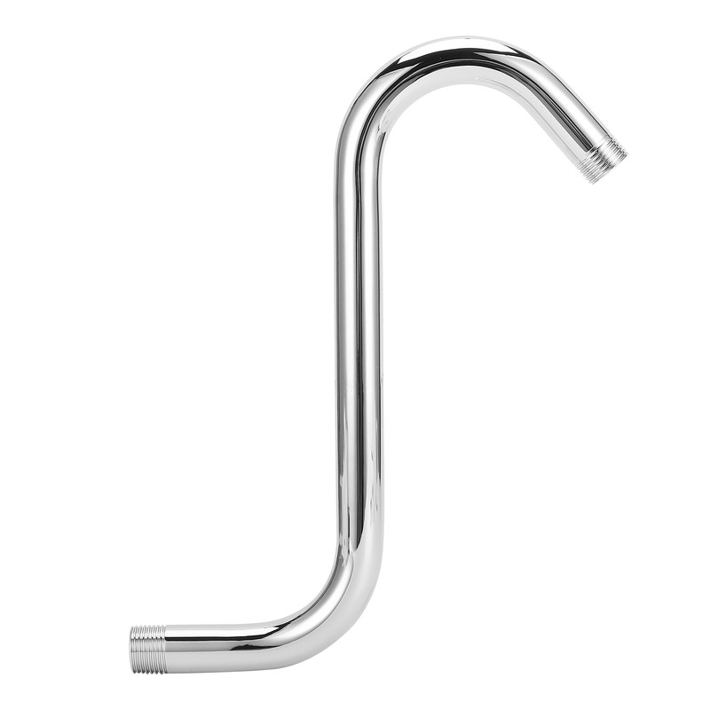NPT1/2 Shower Arm SShape 8in Stainless Steel Electroplating Shower Head