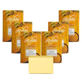 Reshma Beauty Turmeric Soap Bar for Face & Body Smooth Skin Natural Glow with Pure Turmeric Extract, Olive & Coconut Oil Gentle Cleanser for All Skin Types - (Pack Of 6), 5.05 oz Each
