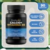 Calcio + Vitamina D3 90 Cápsulas | Con Citrato de