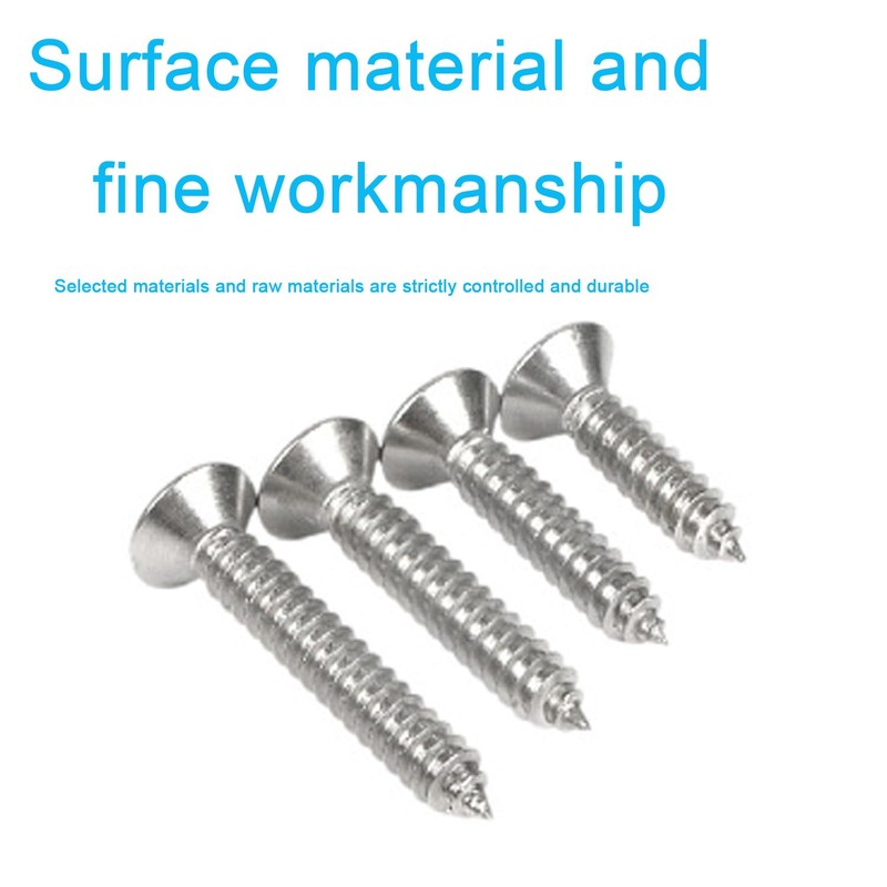 WEZCHUGHAOL Stainless Steel 304 Cross countersunk self Tapping Screws 240