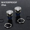 DMWD 2PCS 22mm Latching Push Button Switch 12V-24V On/Off 1NO