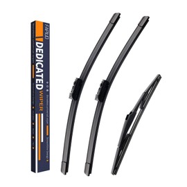 Replacement for Toyota Prius 2016 2017 2018 2019 2020 2021 2022 Silent Wipers -FAPIUO Front and Rear Windshield Wipers 28"/16"+16" Full Blade Set (3 Pack)