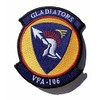 Squadron Nostalgia LLC VFA-106 Gladiators Patch - Sew On, 4"