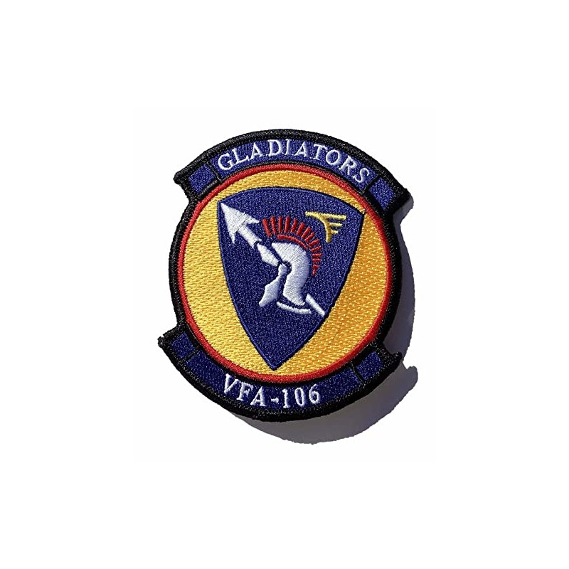 Squadron Nostalgia LLC VFA-106 Gladiators Patch - Sew On, 4"