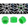 QitinDasen 20 Pieces 17 mm Car Wheel Nut Covers, Universal
