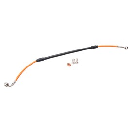 Tusk Rear Motorcycle Steel Braided Brake Line Standard Length Orange for KTM 250 SX 2003-2023