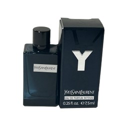 Yves Saint Laurent YSL Y Men Perfume INTENSE Parfum mini splash on SMALL TRAVEL SIZE 7.5 ml / 0.25 Fl oz