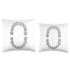 Baby Teeth Chart Throw Pillow