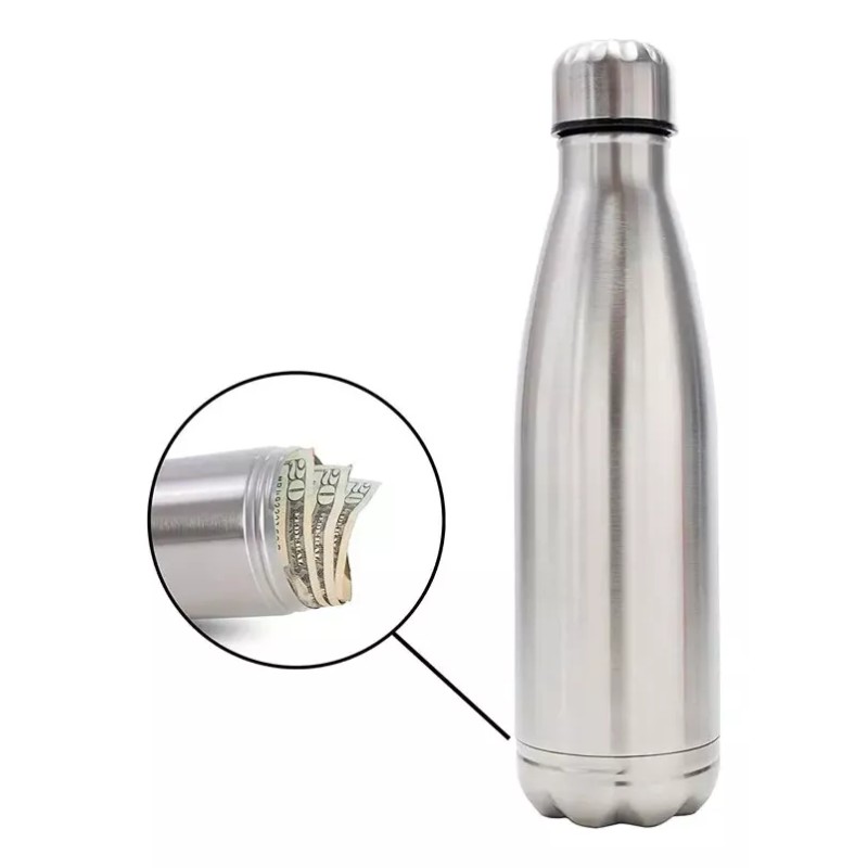 Estuchelandia Botella Agua Con Compartimento Secreto Llaves Dinero Joyas