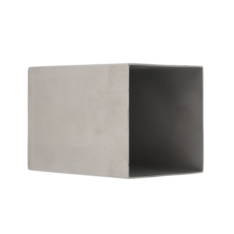 Pencil Cup 304 Stainless Steel Pencil Holder Thicken Durable Rectangular