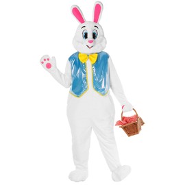 Morph Easter Bunny Costume Adult Rabbit Mascot Outfit Bunny Suit for Adults - Perfect for Easter Costumes and Events, Large