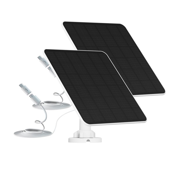 6W Solar Panel for Security Camera, 5V Solar Panel Charger