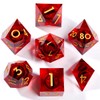 WIPI DND Resin Dice Dragon Eye Dice Liquid Core Dice