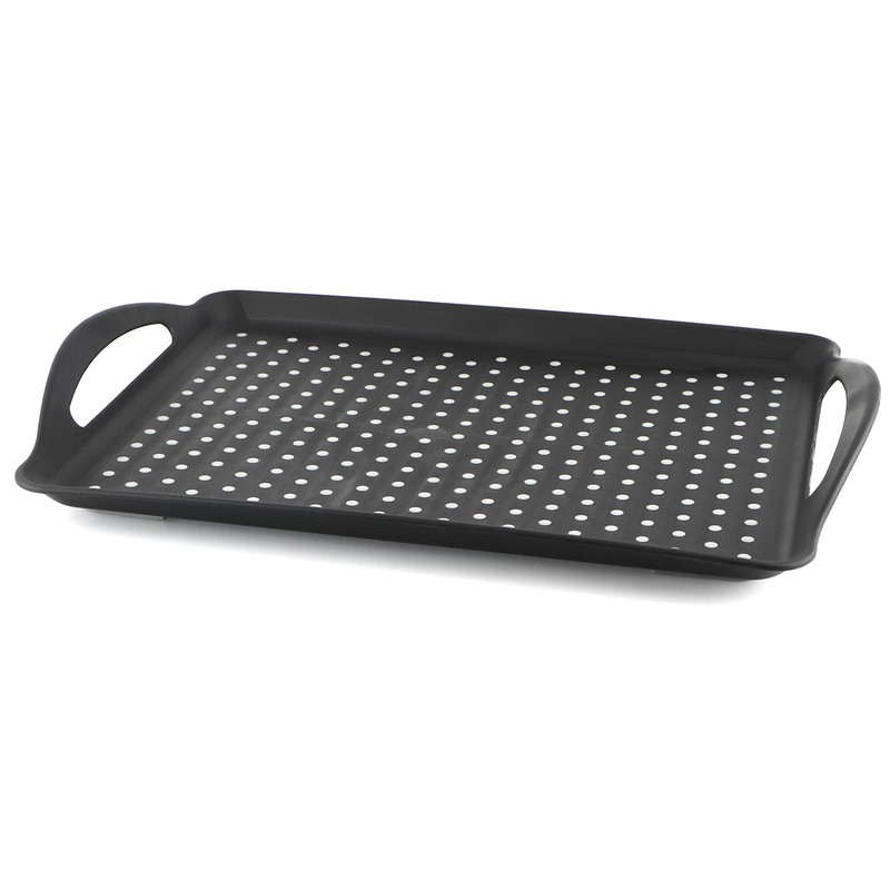 MDLUU Non-Slip Serving Tray with Handles, Food Serving Platter, Set