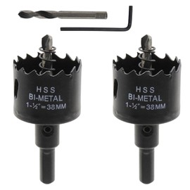 Rannb 1-1/2"/38mm Hole Saw for Metal Wood and Plastic Cutting Hole Cutter -2pcs