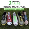 7STROBBS 2 PAIRS No Tie Elastic Trainer Laces, Easy Lock