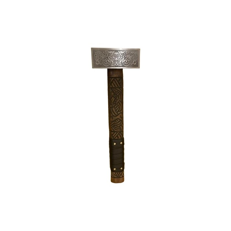 Handmade Viking Hammer Carbon Steel Head with Rosewood Handle