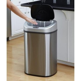 OTRIEK DZT-80-4 Touchless Stainless Steel 21.1 Gallon Trash Can
