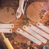 LYMOI 3 Pairs Rolling Pin Guides, Dough Thickness Guides, Polymer