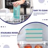 Sekonow 4 Pack Stainless Steel Snack Containers, Reusable Snack Pack