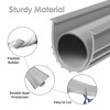 Garage Door Seals Bottom Rubber, 10 FT Heavy-Duty U Shape
