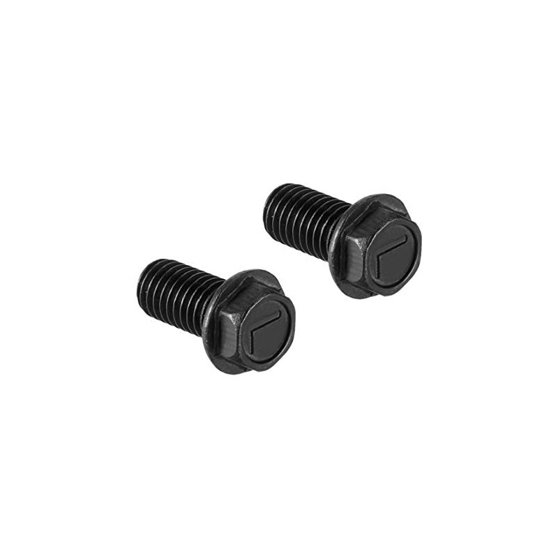 sourcing map Metric M8x16mm Hex Flange Bolts Left Hand Thread