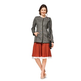 Burda Patron Jacke, Papier, weiß, 19 x 14 x 0,5 cm