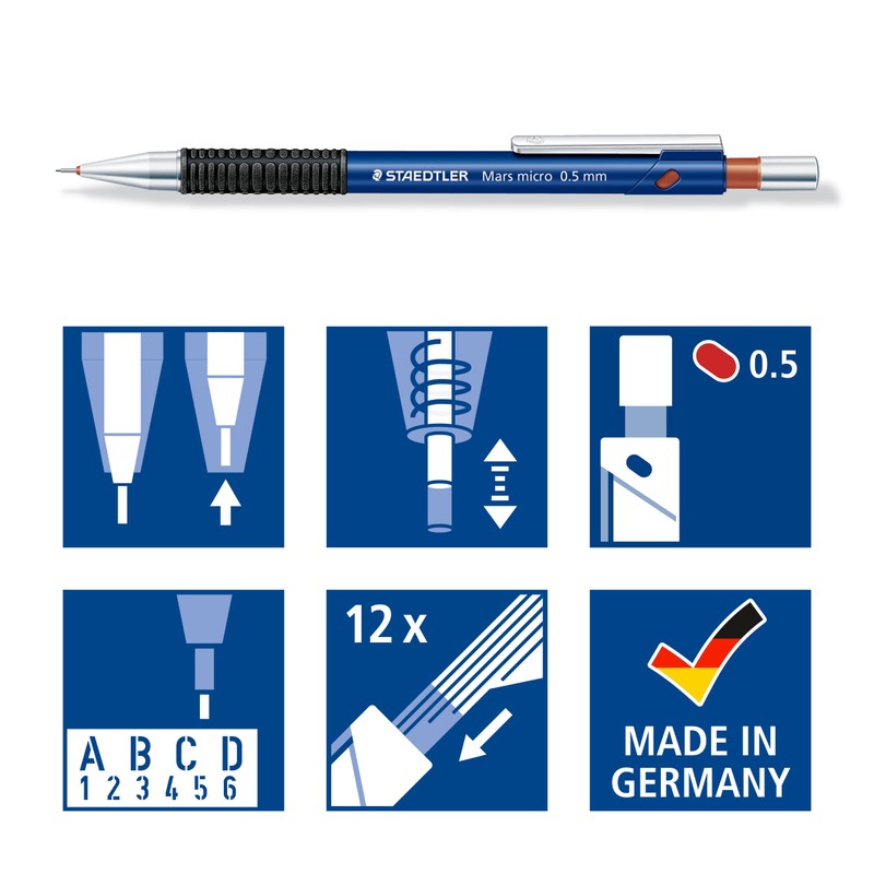 STAEDTLER 775 05 Mars Micro Mechanical Pencil - 0.5 mm