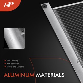 A-Premium A/C Condenser Replace# 350437701 - Compatible with International Harvester 4700 4700LP, 9100 9100i, 9200 9200i, 9400i 9800 9900 SBA SFA