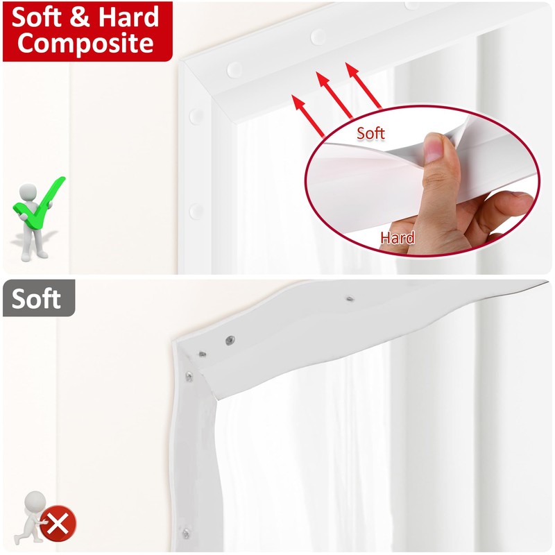 ToLanbbt Garage Door Seal Top and Sides - 40FT TPE